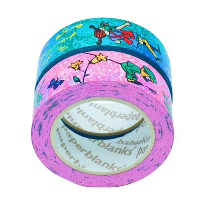 Paperblanks Astrid Lindgren, Pippi Longstocking Washi Tape – Pack of 2 – back view