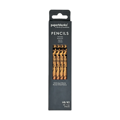 Paperblanks Gathering of Deities Pencils – Pack of 4 – front view