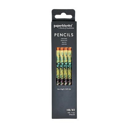Paperblanks Van Gogh’s Still Life Pencils – Pack of 4 – front view