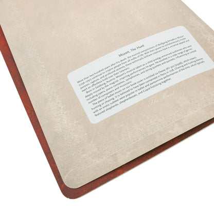 Paperblanks Mozart, The Hunt A4 Cahier Notebook – Lined – inside pages