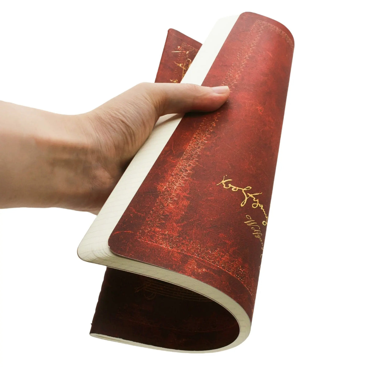 Paperblanks Mozart, The Hunt A4 Cahier Notebook – Plain – back cover