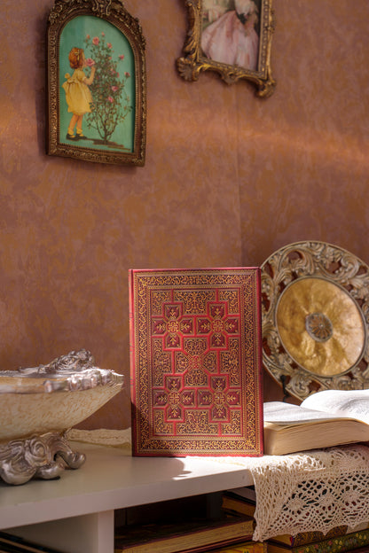 Paperblanks War of the Roses Grande Hardback Journal – Plain, 128 Pages – lifestyle image