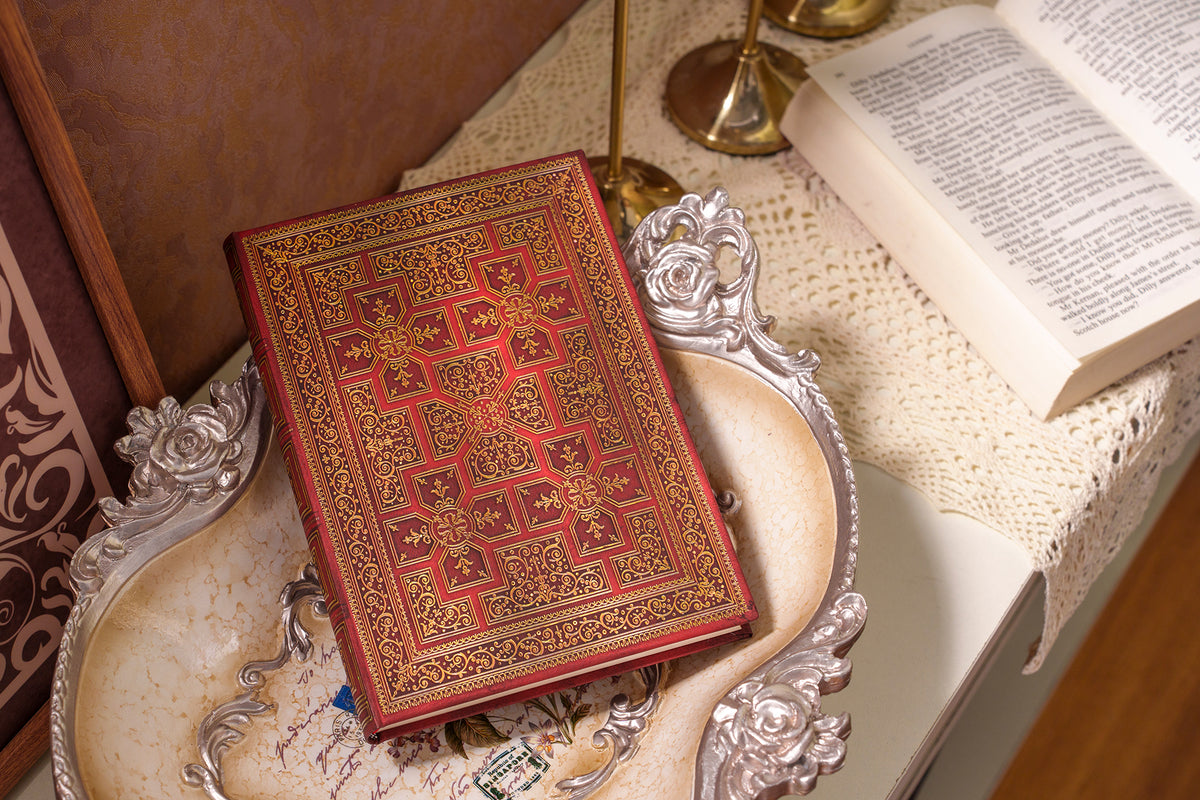 Paperblanks War of the Roses Mini Hardback Journal – Plain, 176 Pages – lifestyle image