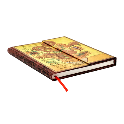 Paperblanks Van Gogh, Sunflowers Ultra Hardback Journal – Plain, 144 Pages – page edge