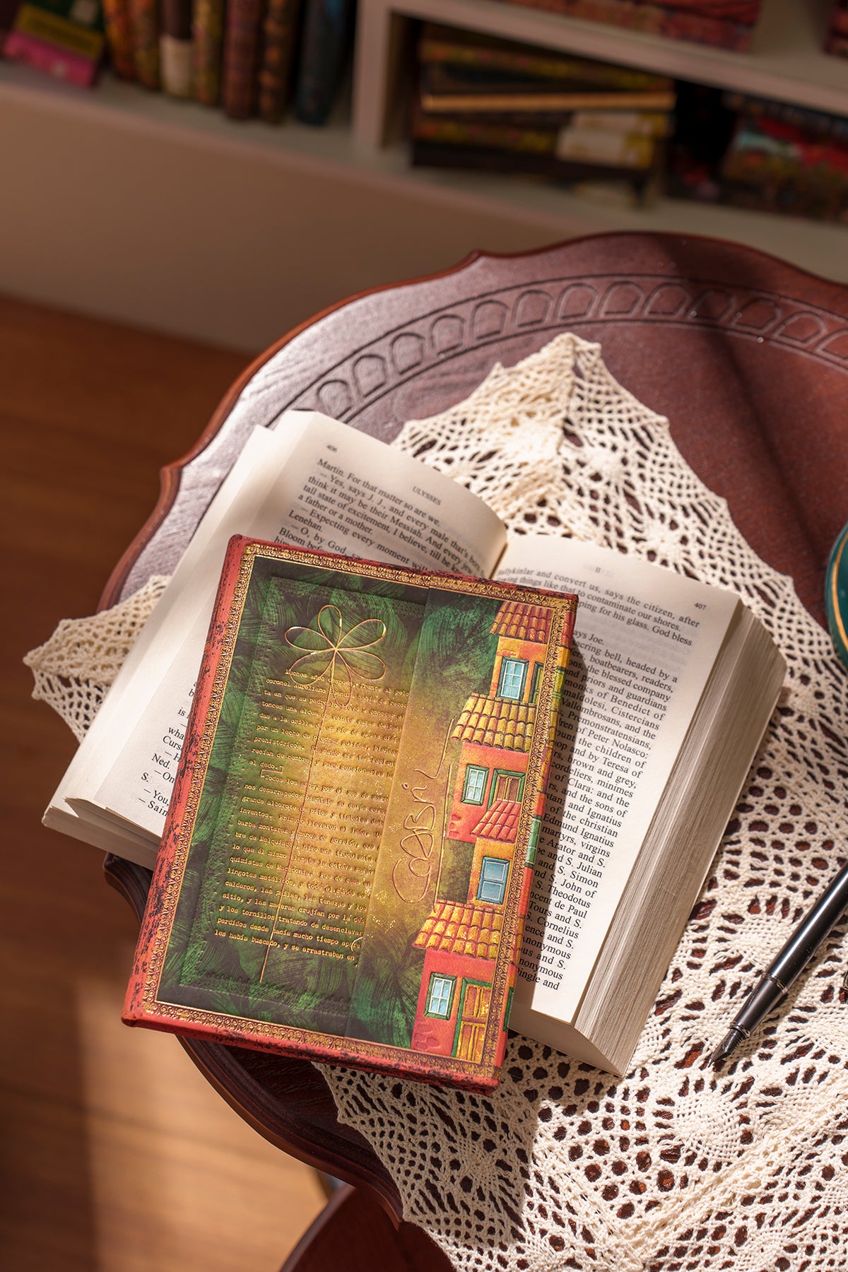 Paperblanks Garcia Marquez, One Hundred Years of Solitude Ultra Hardback Journal – Lined, 144 Pages – lifestyle image