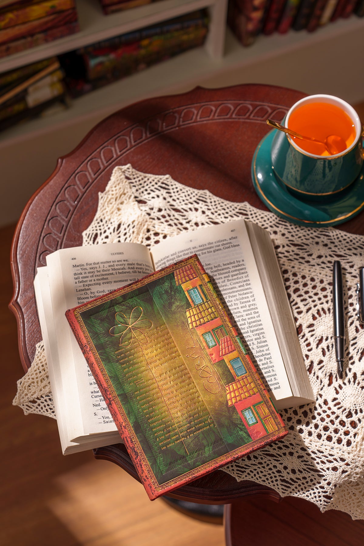 Paperblanks Garcia Marquez, One Hundred Years of Solitude Ultra Hardback Journal – Lined, 144 Pages – lifestyle image