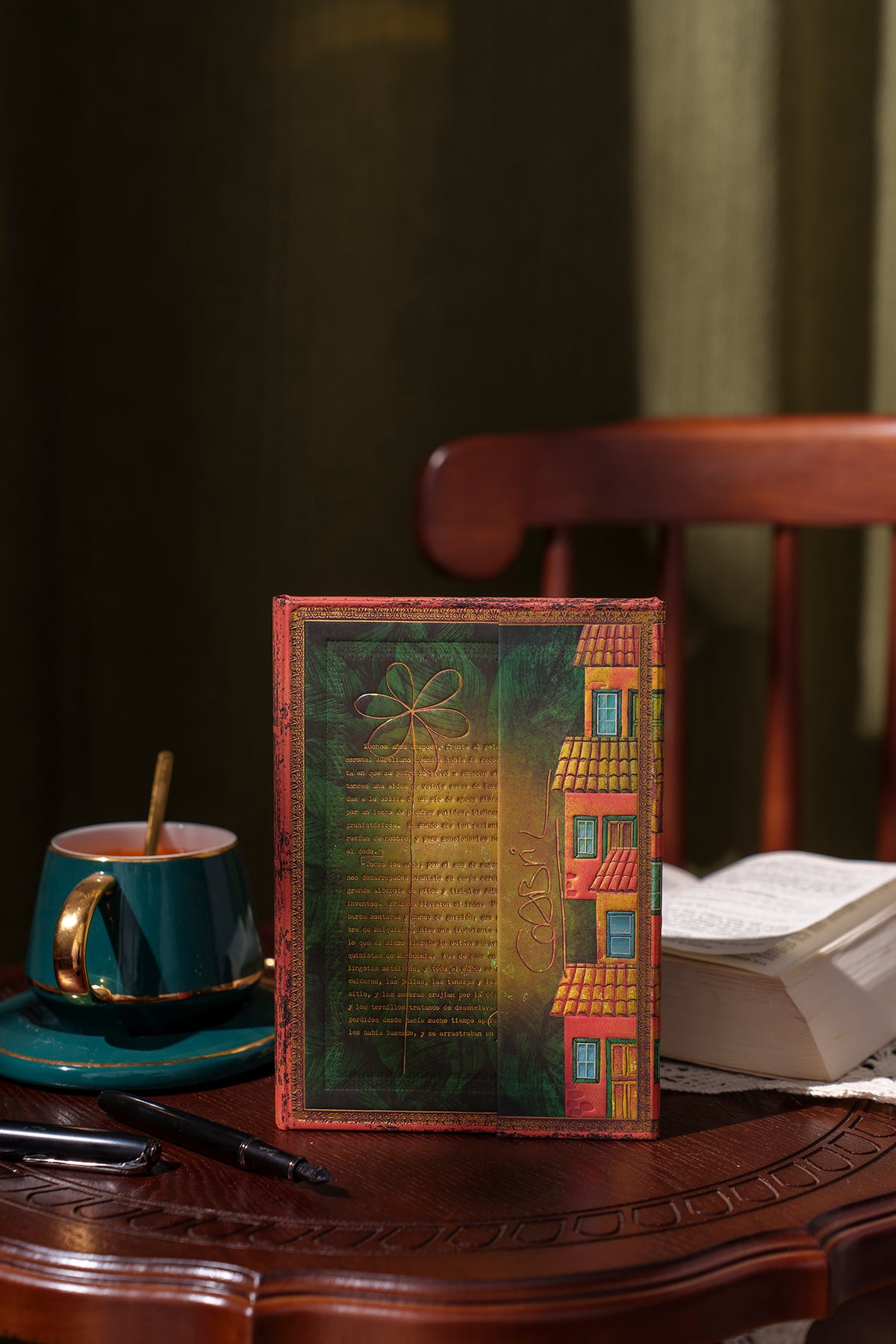 Paperblanks Garcia Marquez, One Hundred Years of Solitude Ultra Hardback Journal – Lined, 144 Pages – lifestyle image