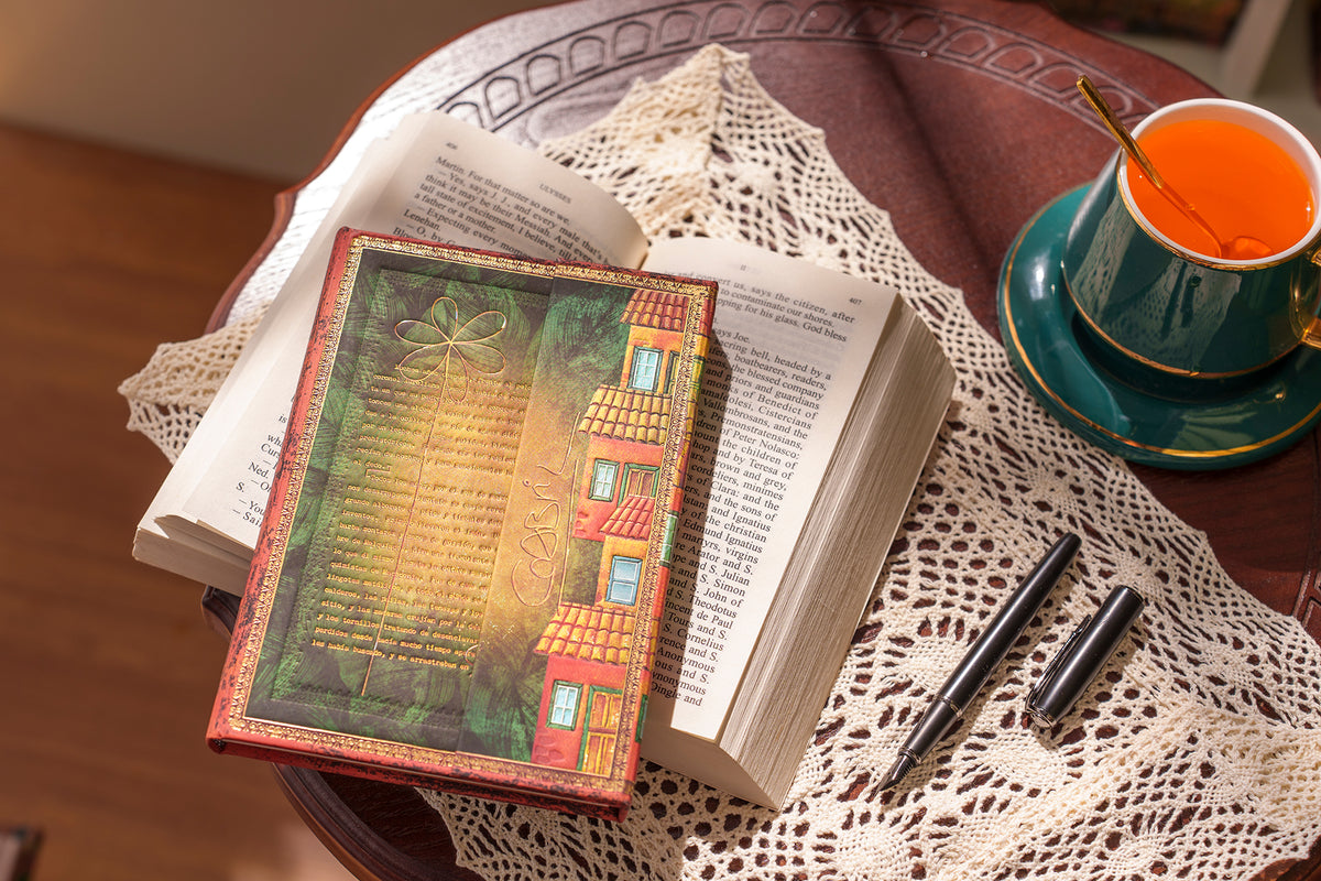 Paperblanks Garcia Marquez, One Hundred Years of Solitude Ultra Hardback Journal – Plain, 144 Pages – lifestyle image
