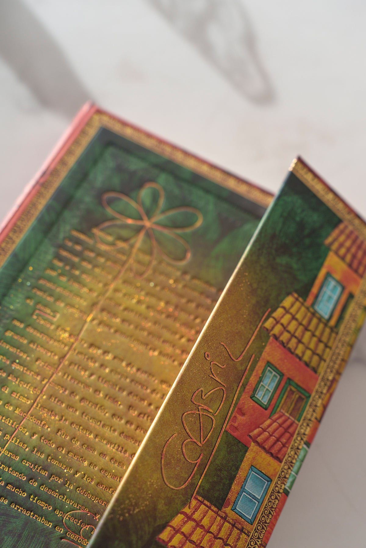 Paperblanks Garcia Marquez, One Hundred Years of Solitude Ultra Hardback Journal – Plain, 144 Pages – lifestyle image