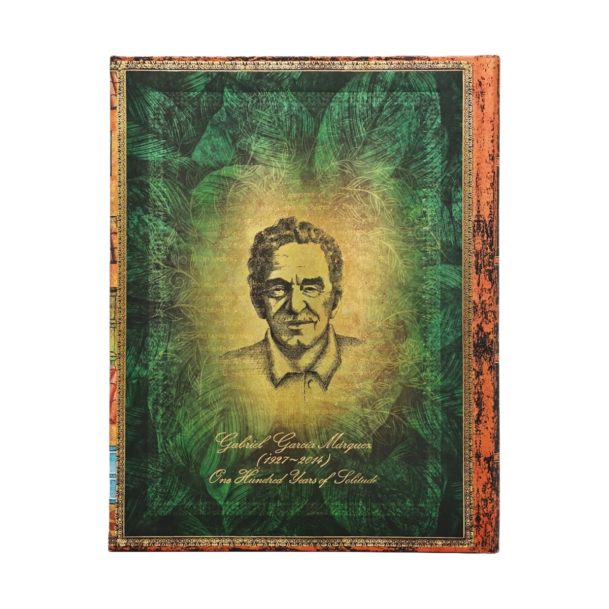 Paperblanks Garcia Marquez, One Hundred Years of Solitude Ultra Hardback Journal – Plain, 144 Pages – back cover