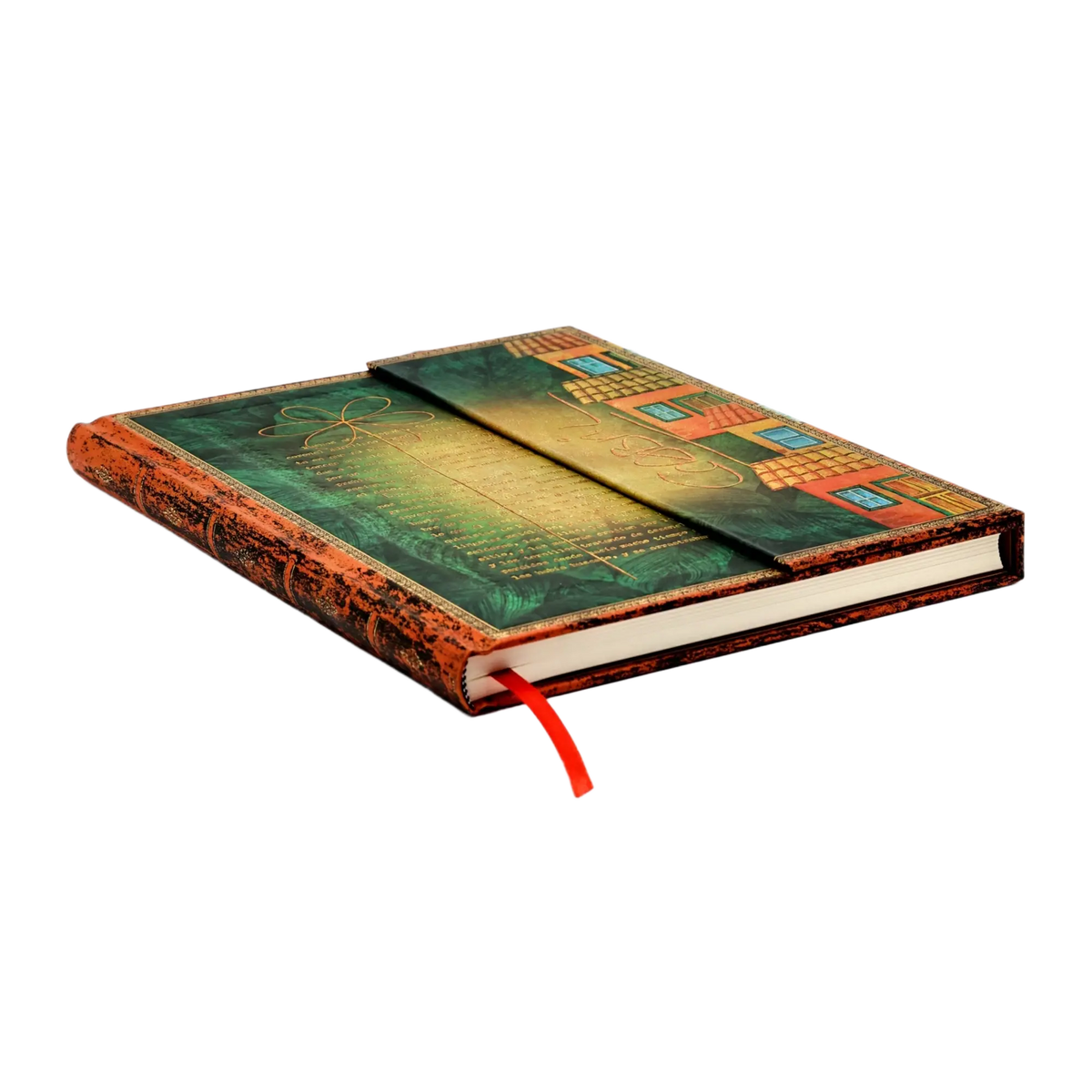 Paperblanks Garcia Marquez, One Hundred Years of Solitude Ultra Hardback Journal – Plain, 144 Pages – page edge