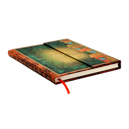 Paperblanks Garcia Marquez, One Hundred Years of Solitude Ultra Hardback Journal – Plain, 144 Pages – page edge