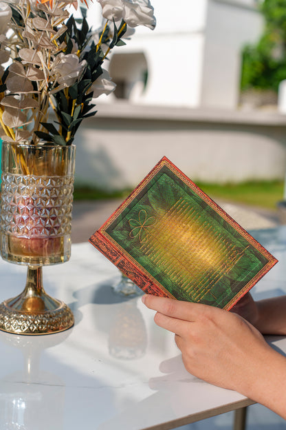 Paperblanks Garcia Marquez, One Hundred Years of Solitude Midi Hardback Journal – Plain, 144 Pages – lifestyle image