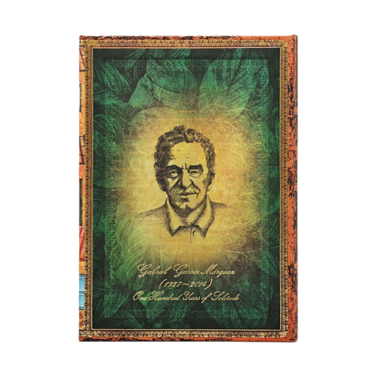 Paperblanks Garcia Marquez, One Hundred Years of Solitude Midi Hardback Journal – Plain, 144 Pages – back cover