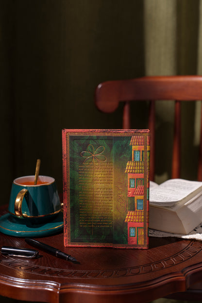 Paperblanks Garcia Marquez, One Hundred Years of Solitude Midi Hardback Journal – Plain, 144 Pages – lifestyle image