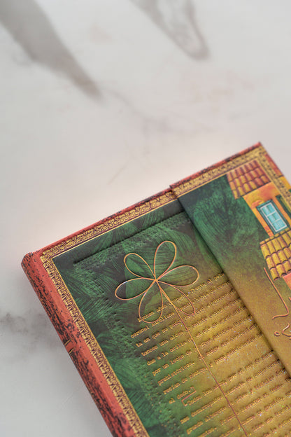 Paperblanks Garcia Marquez, One Hundred Years of Solitude Midi Hardback Journal – Plain, 144 Pages – lifestyle image