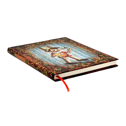 Paperblanks Carlo Collodi, Pinocchio Ultra Hardback Journal – Lined, 144 Pages – page edge