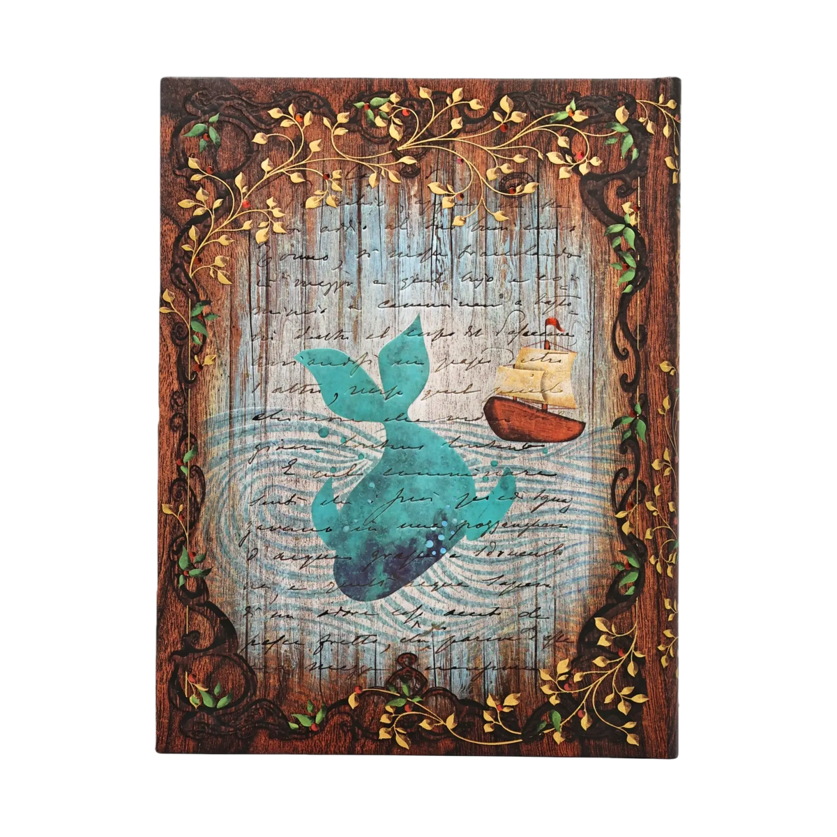 Paperblanks Carlo Collodi, Pinocchio Ultra Hardback Journal – Plain, 144 Pages – back cover