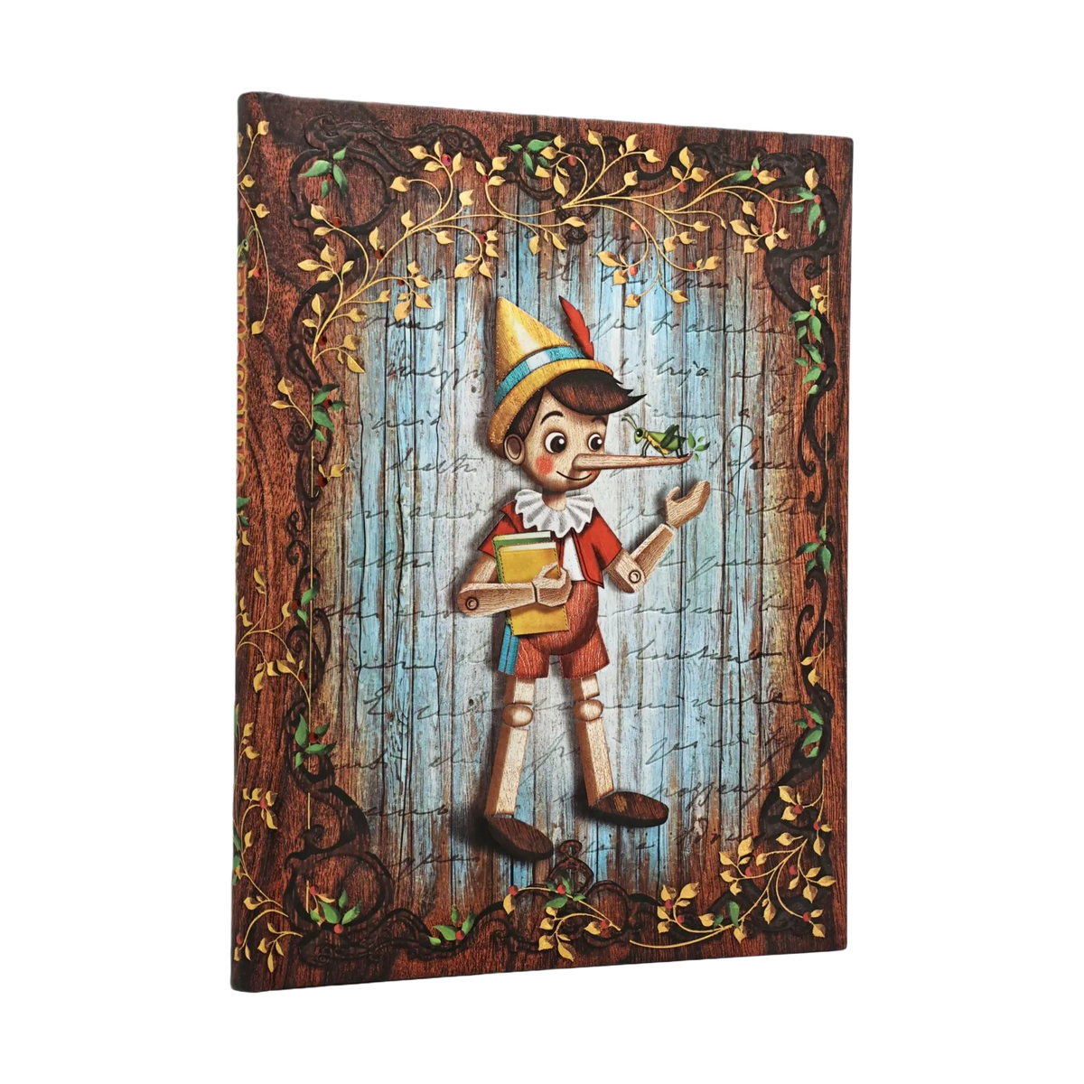Paperblanks Carlo Collodi, Pinocchio Ultra Hardback Journal – Plain, 144 Pages – front cover