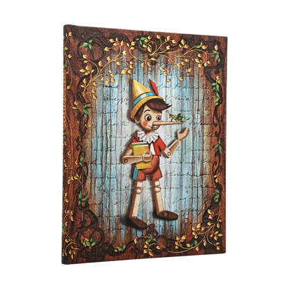 Paperblanks Carlo Collodi, Pinocchio Ultra Hardback Journal – Plain, 144 Pages – front cover