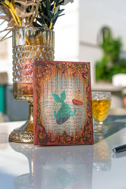 Paperblanks Carlo Collodi, Pinocchio Mini Hardback Journal – Plain, 176 Pages – lifestyle image