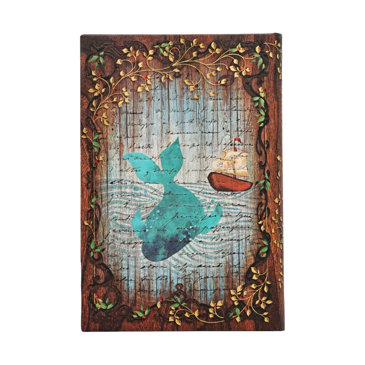 Paperblanks Carlo Collodi, Pinocchio Mini Hardback Journal – Plain, 176 Pages – back cover