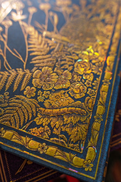Paperblanks Les Papillons Midi Hardback Journal – Plain, 144 Pages – lifestyle image
