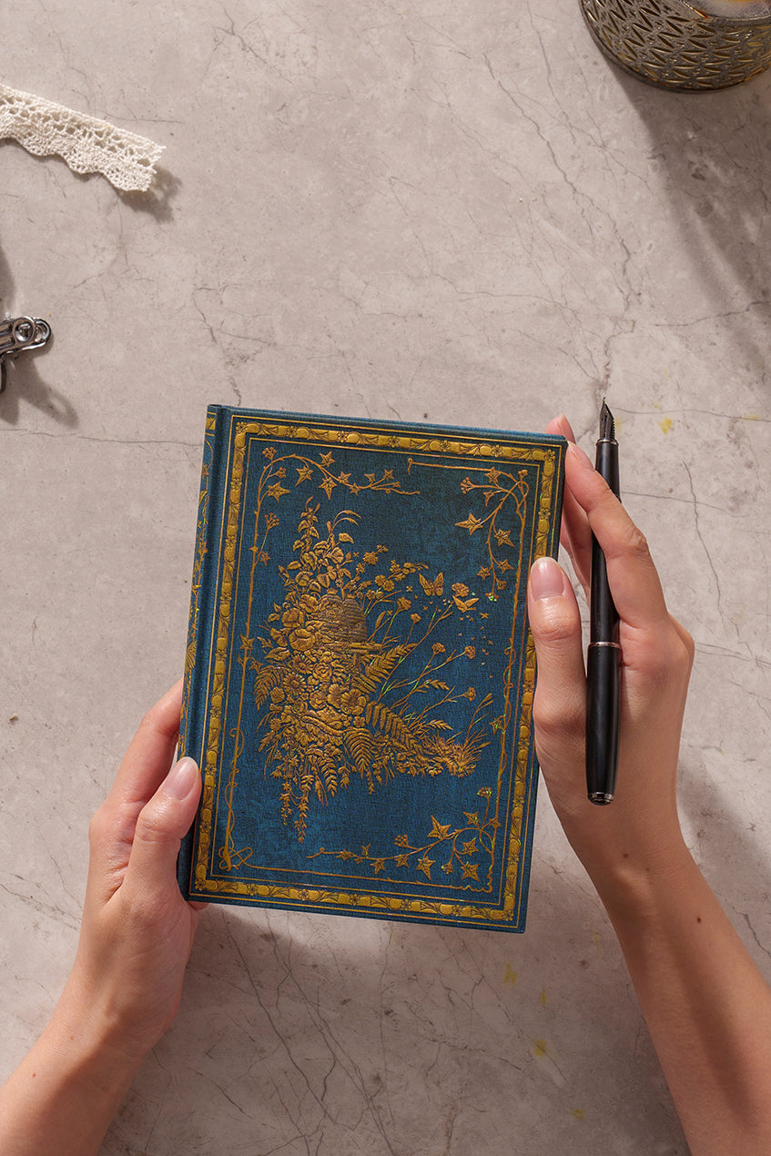 Paperblanks Les Papillons Mini Hardback Journal – Lined, 176 Pages – lifestyle image