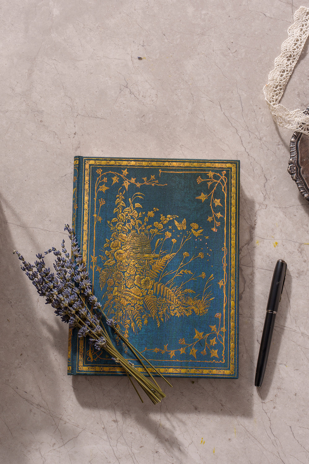 Paperblanks Les Papillons Mini Hardback Journal – Lined, 176 Pages – lifestyle image