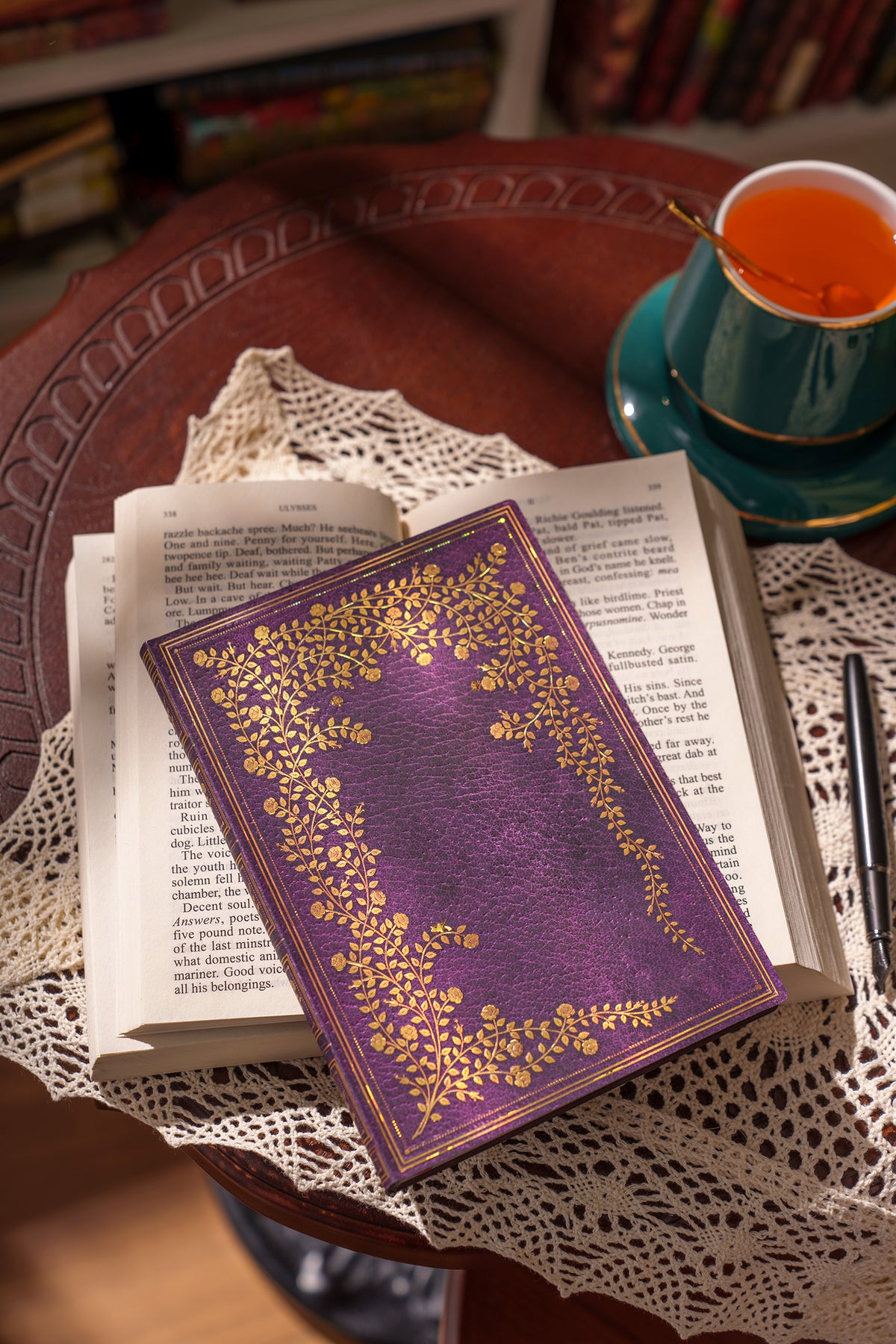 Paperblanks New York Rose Ultra Softback Flexi Journal – Lined, 176 Pages – lifestyle image