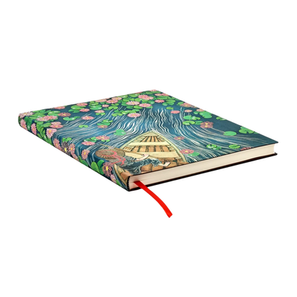 Paperblanks Lotus River Ultra Softback Flexi Journal – Lined, 176 Pages – page edge