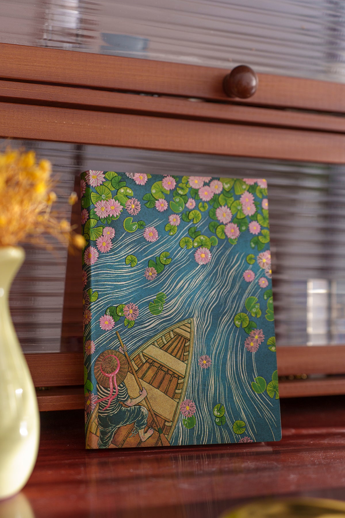 Paperblanks Lotus River Ultra Softback Flexi Journal – Lined, 176 Pages – lifestyle image