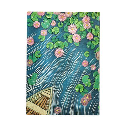 Paperblanks Lotus River Midi Softback Flexi Journal – Lined, 176 Pages – back cover