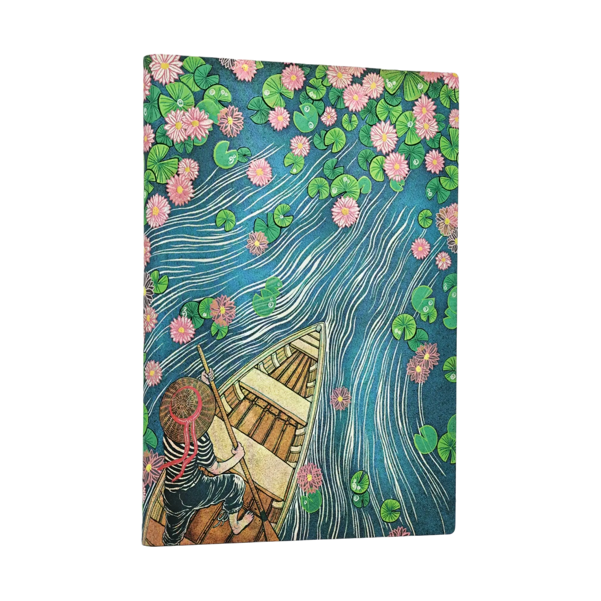 Paperblanks Lotus River Midi Softback Flexi Journal – Lined, 176 Pages – front cover
