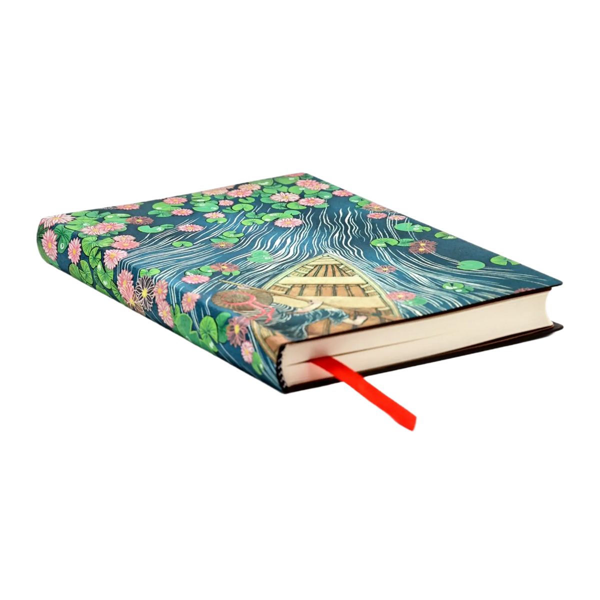 Paperblanks Lotus River Mini Softback Flexi Journal – Lined, 208 Pages – page edge
