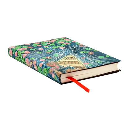 Paperblanks Lotus River Mini Softback Flexi Journal – Lined, 208 Pages – page edge