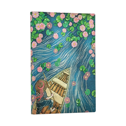 Paperblanks Lotus River Mini Softback Flexi Journal – Lined, 208 Pages – front cover