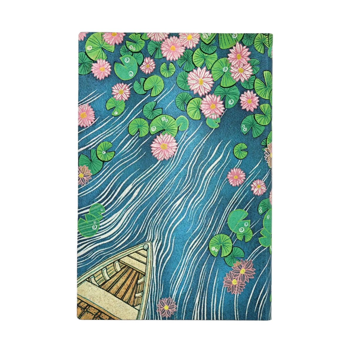 Paperblanks Lotus River Mini Softback Flexi Journal – Plain, 208 Pages – back cover