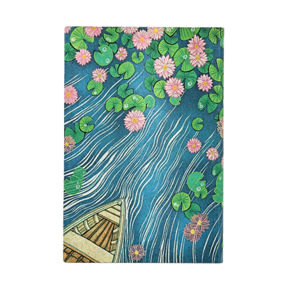Paperblanks Lotus River Mini Softback Flexi Journal – Plain, 208 Pages – back cover