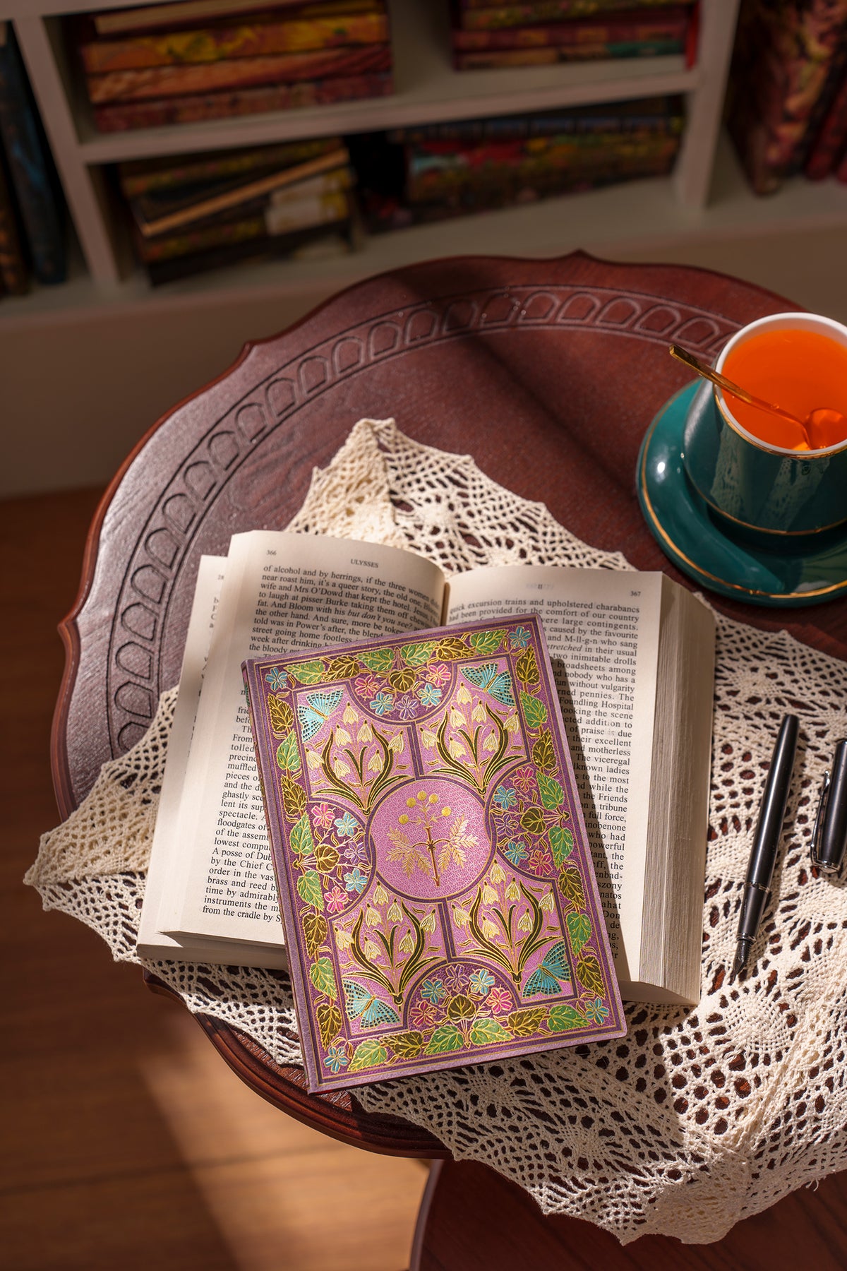 Paperblanks Mimosa Ultra Softback Flexi Journal – Lined, 176 Pages – lifestyle image