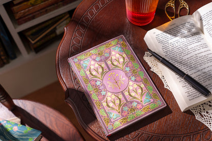 Paperblanks Mimosa Ultra Softback Flexi Journal – Plain, 176 Pages – lifestyle image