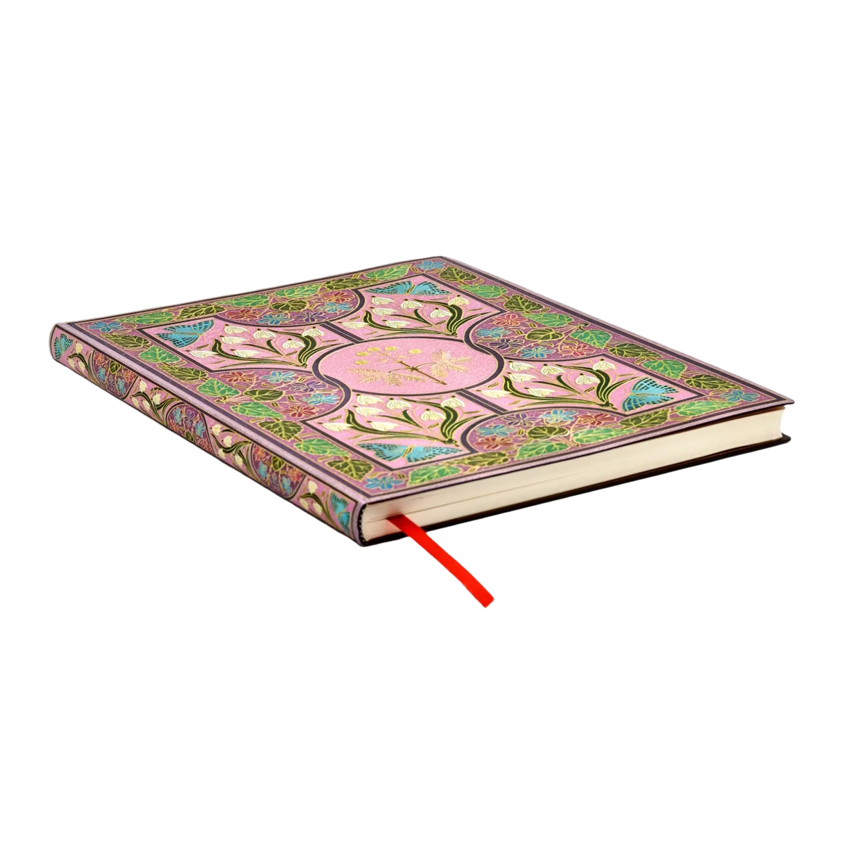 Paperblanks Mimosa Ultra Softback Flexi Journal – Plain, 176 Pages – page edge
