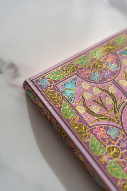 Paperblanks Mimosa Midi Softback Flexi Journal – Plain, 176 Pages – lifestyle image