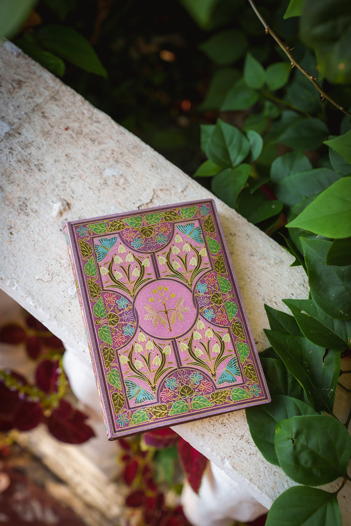 Paperblanks Mimosa Mini Softback Flexi Journal – Lined, 208 Pages – lifestyle image