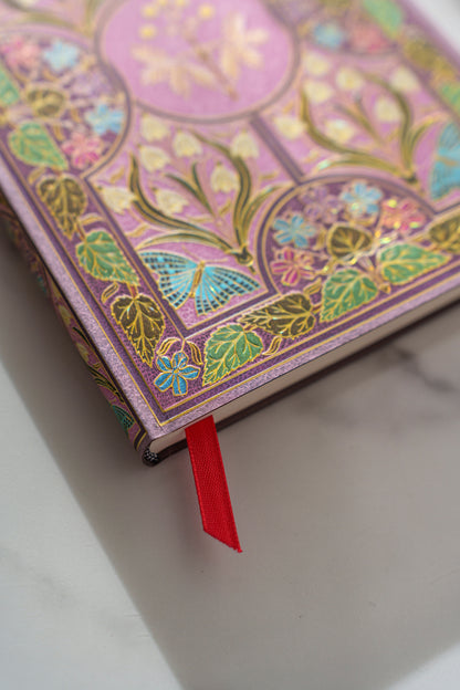 Paperblanks Mimosa Mini Softback Flexi Journal – Lined, 208 Pages – lifestyle image