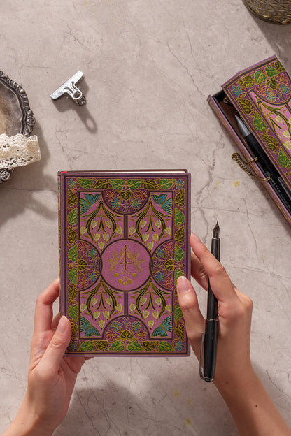Paperblanks Mimosa Mini Softback Flexi Journal – Plain, 208 Pages – lifestyle image