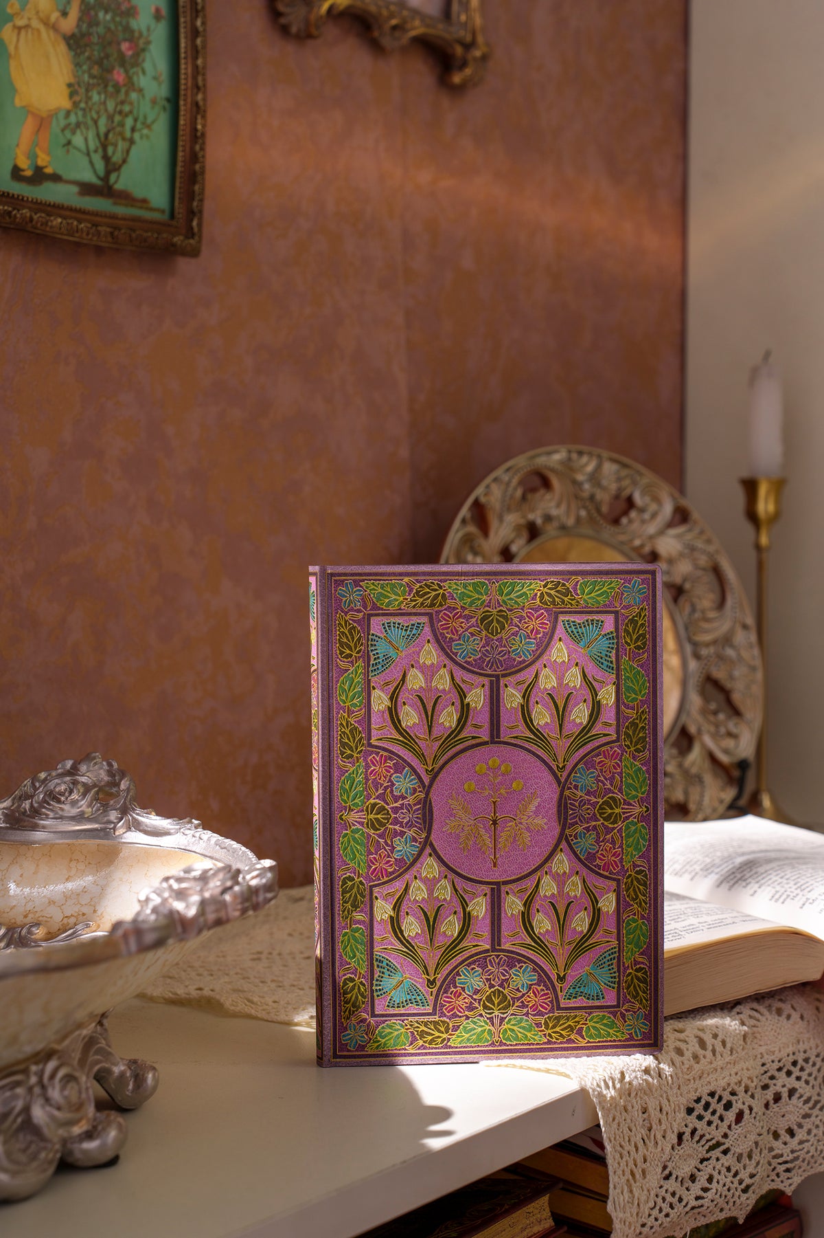 Paperblanks Mimosa Mini Softback Flexi Journal – Plain, 208 Pages – lifestyle image