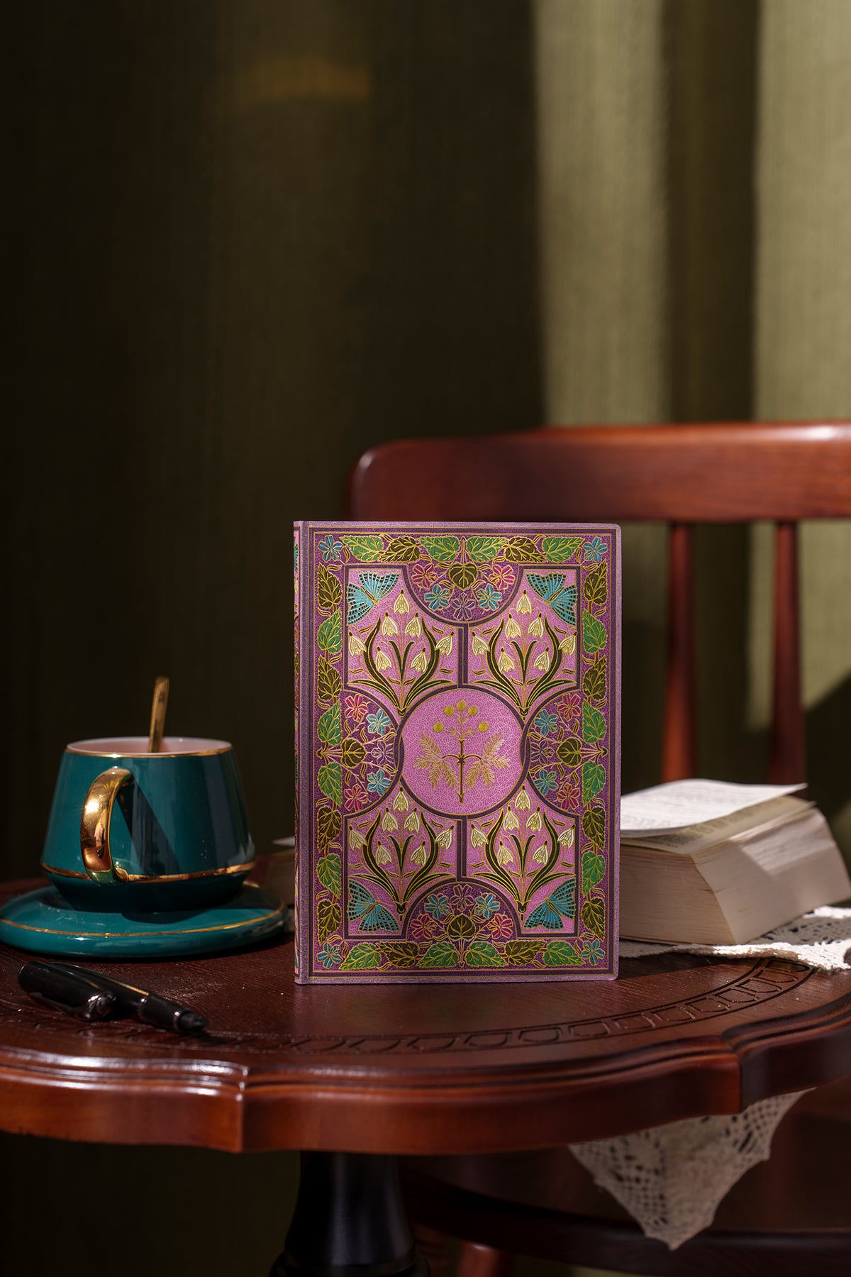 Paperblanks Mimosa Mini Softback Flexi Journal – Plain, 208 Pages – lifestyle image