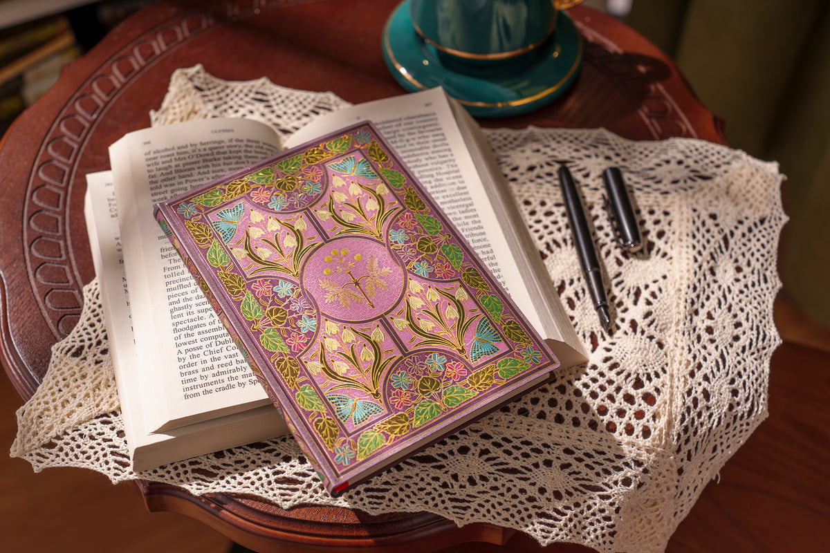 Paperblanks Mimosa Mini Softback Flexi Journal – Plain, 208 Pages – lifestyle image