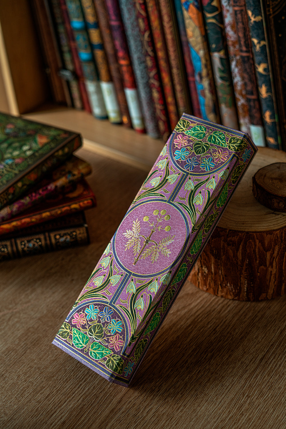 Paperblanks Mimosa Pencil Case – lifestyle image